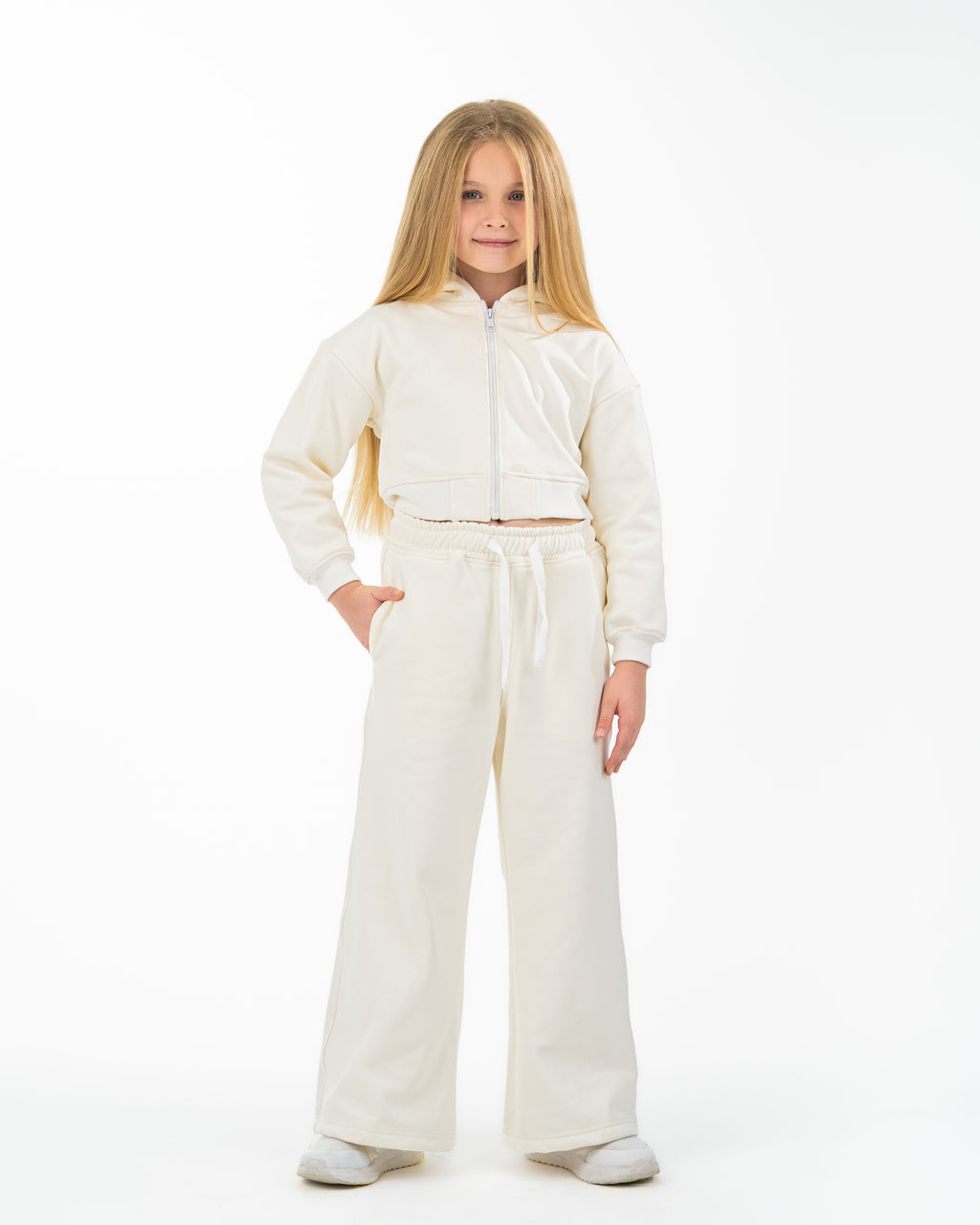 Girls Off white Set
