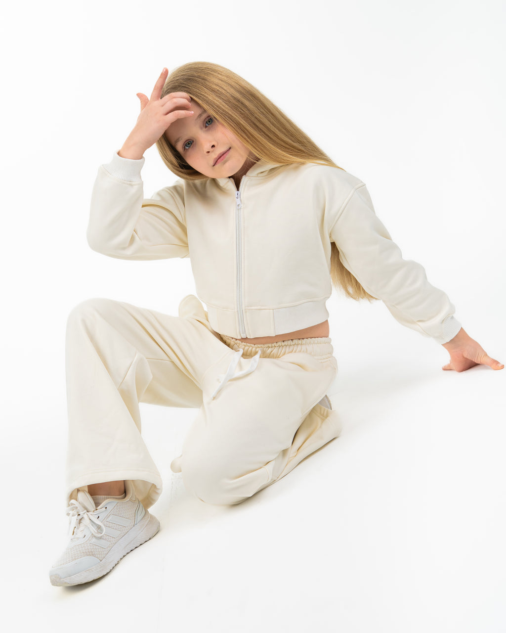 Girls Off white Set