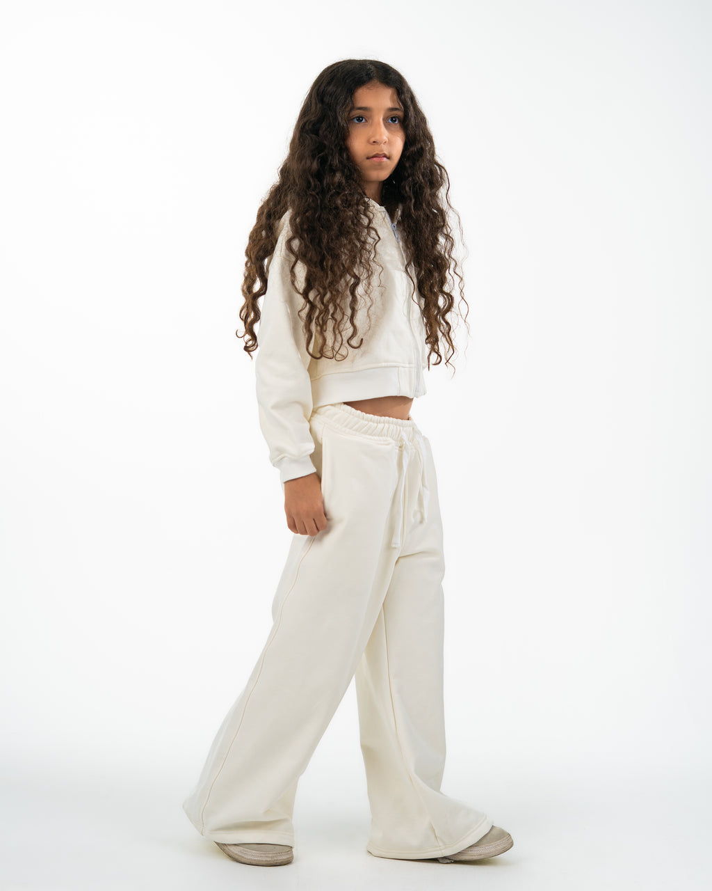 Girls Off white Set