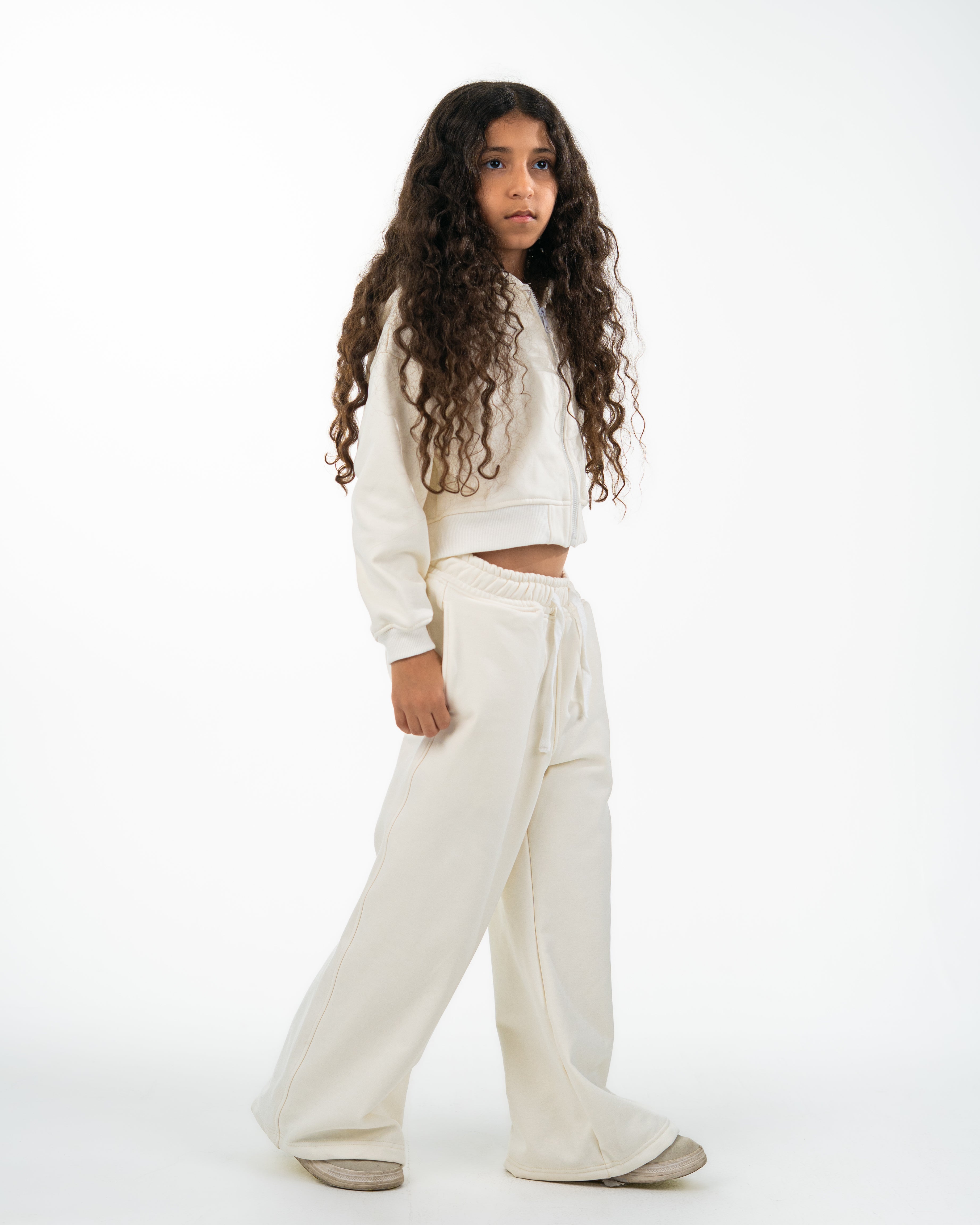 Girls Off white Set